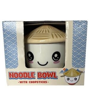 Mad Engine Noodle Bowl with Chopsticks NEW in Box